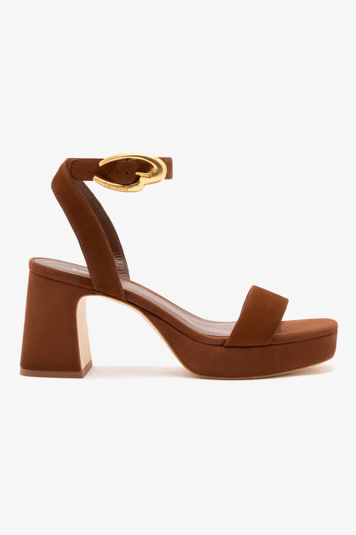 Dolly Verona Low Sandal In Burnt Umber Leather