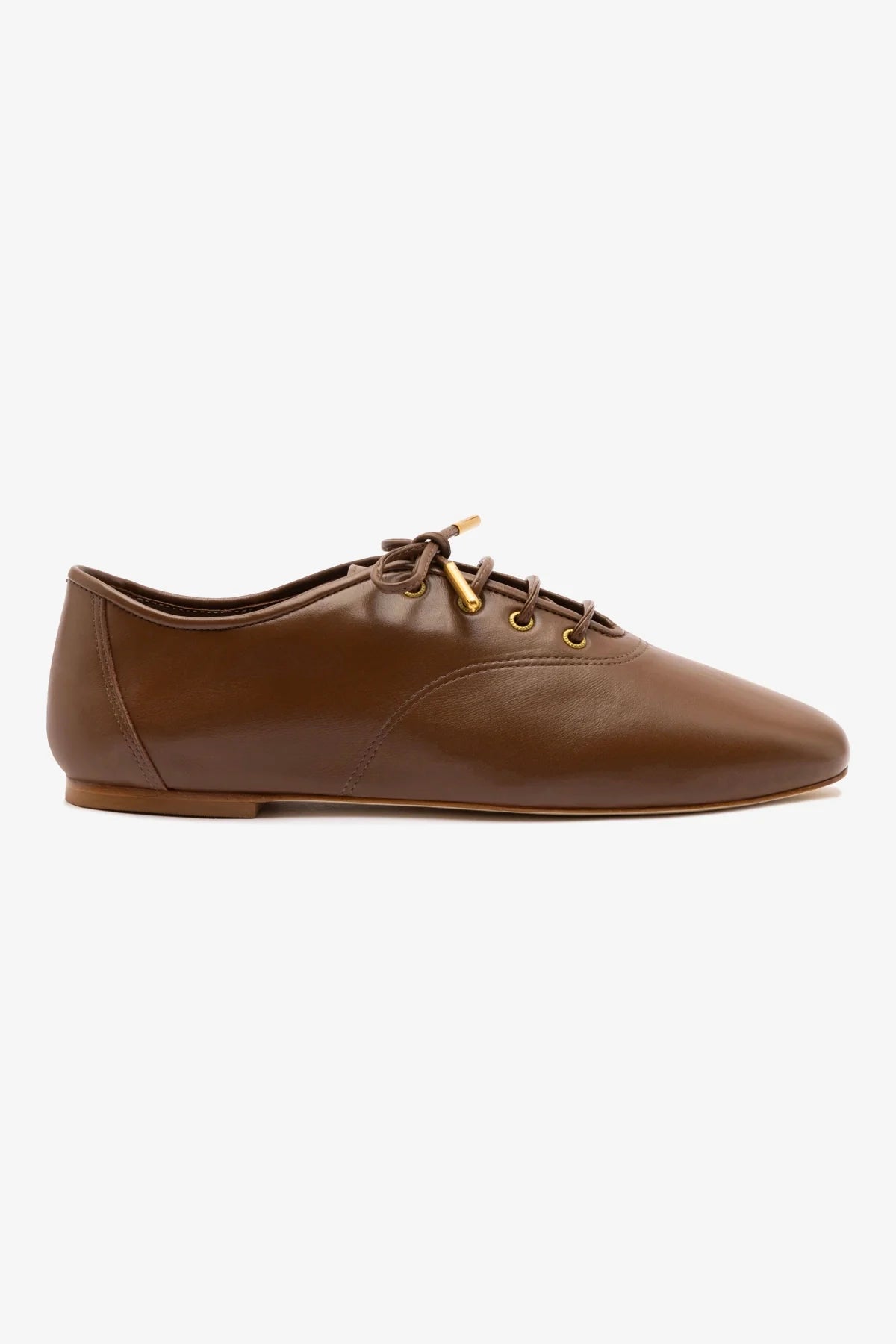 Liza Sneaker In Burnt Umber Leather