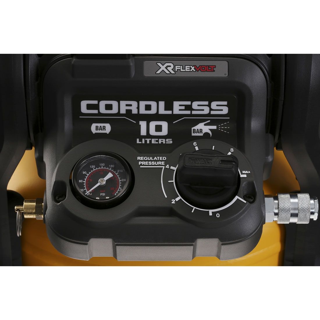 DeWalt DCC1054T2-GB 54v XR FLEXVOLT Cordless 10L Air Compressor inc 2x DCB546 Batts