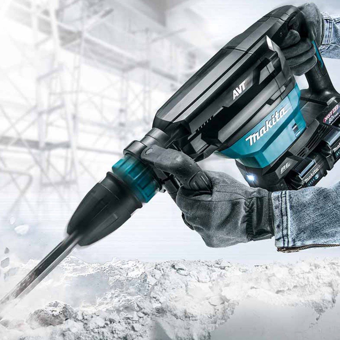 Makita HM002GZ03 Twin 40v Max XGT SDS Max Demolition Hammer Body Only In Case