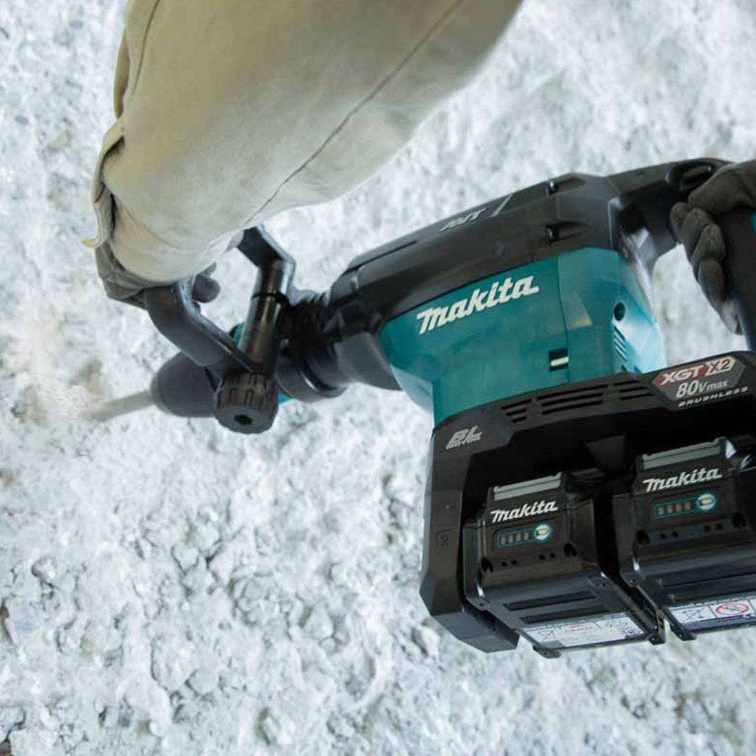 Makita HM002GZ03 Twin 40v Max XGT SDS Max Demolition Hammer Body Only In Case