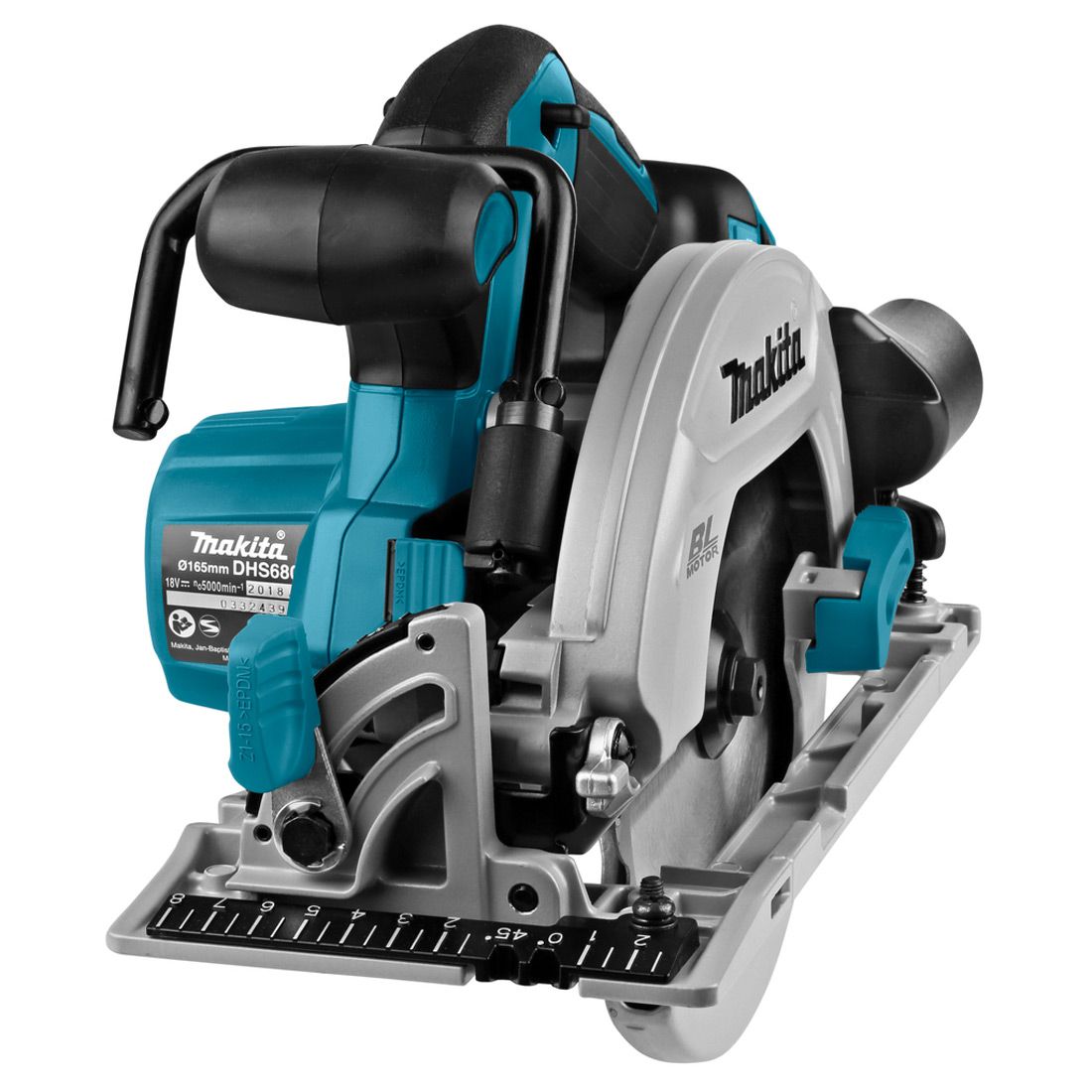 Makita DHS680ZJ 18v LXT Brushless Circular Saw 165mm Body Only In Makpac Carry Case
