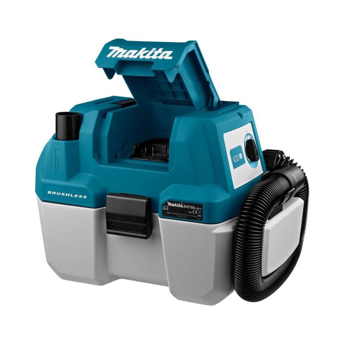 Makita DVC750LZ 18v LXT BL 7.5L L-Class Wet/Dry Vacuum Cleaner Body Only