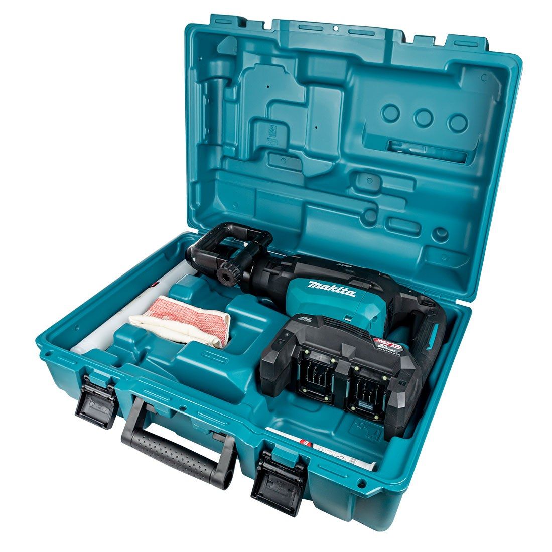 Makita HM002GZ03 Twin 40v Max XGT SDS Max Demolition Hammer Body Only In Case