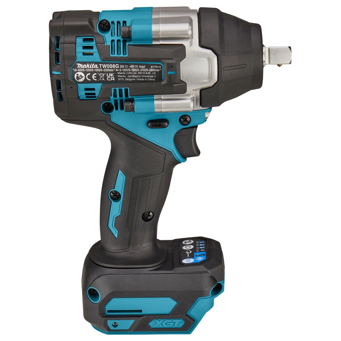 Makita TW008GD201 40v Max XGT Brushless 1/2" Impact Wrench Inc 2x 2.5Ah Batts