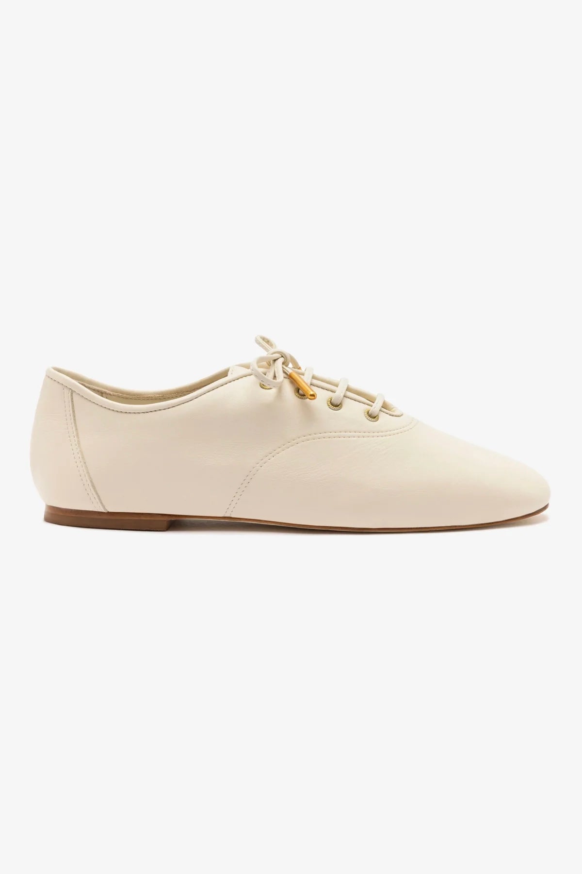 Liza Sneaker In Ivory Leather